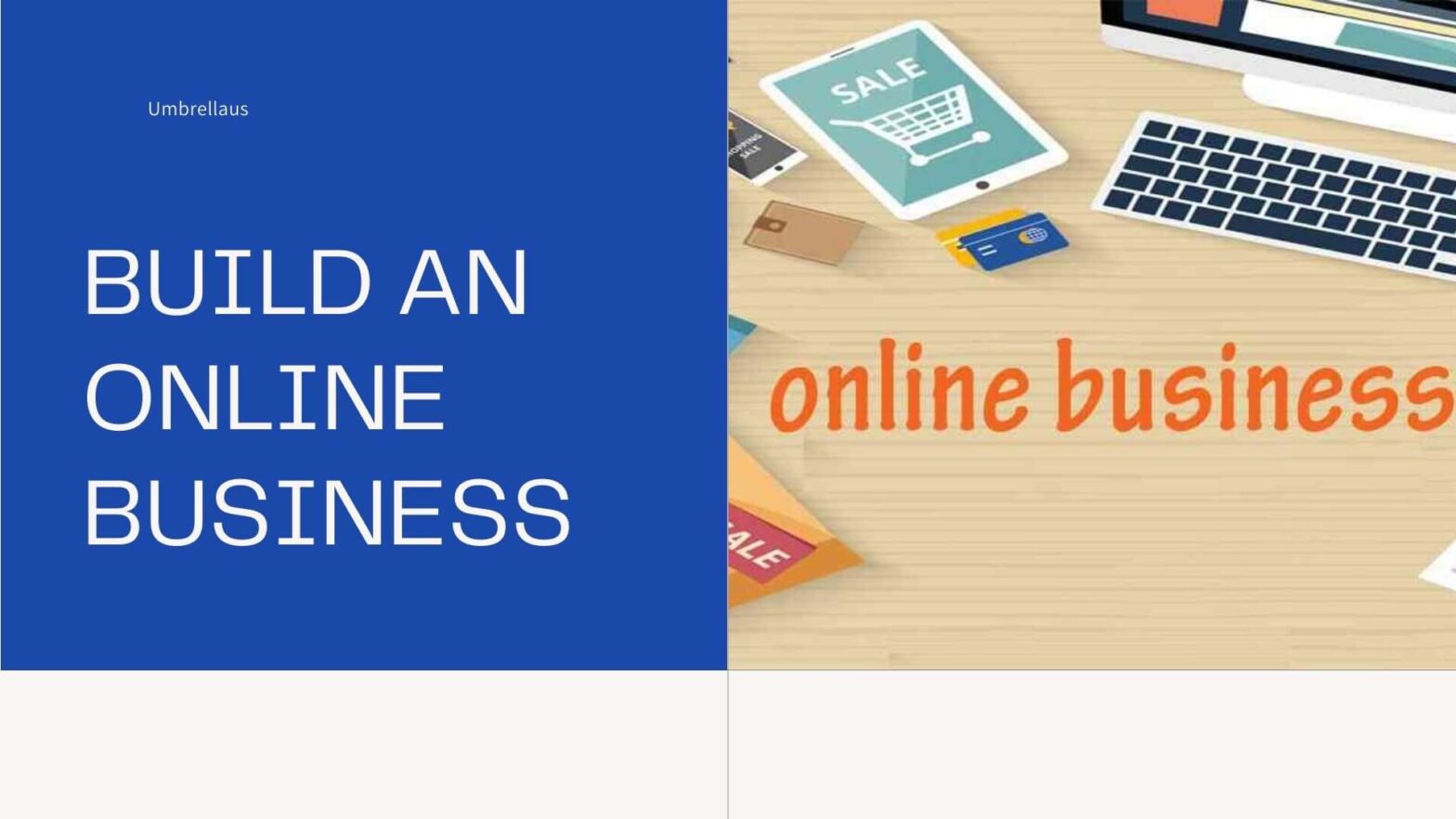 build an online business