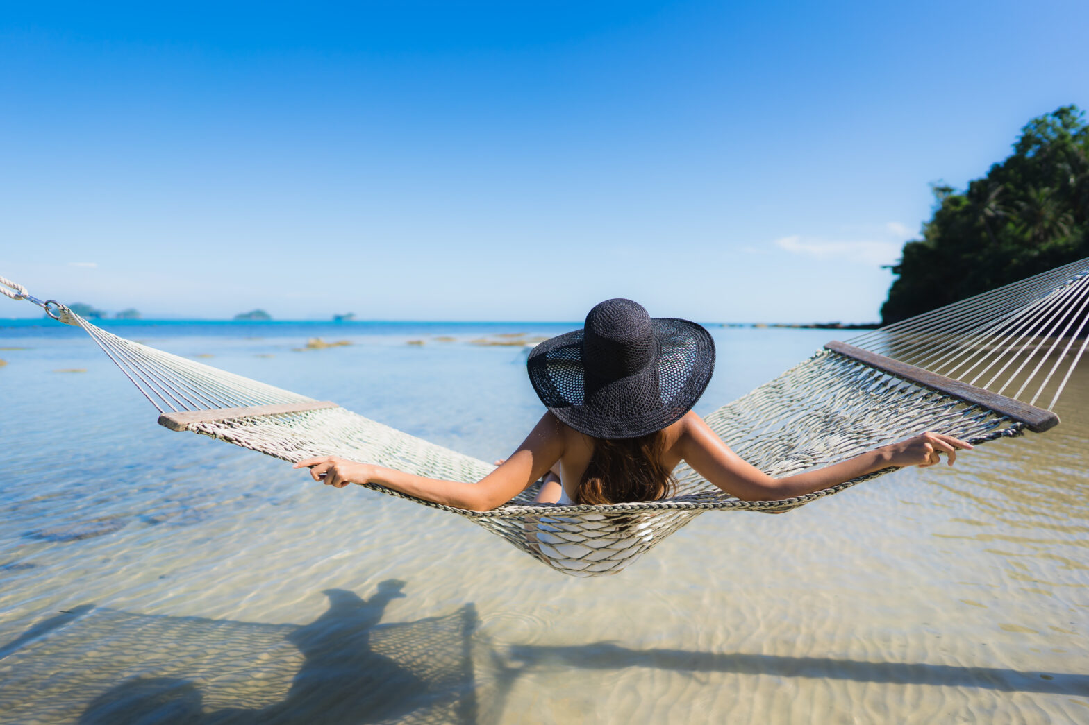 women on hammock on a beach enjoying travel marketing incentives